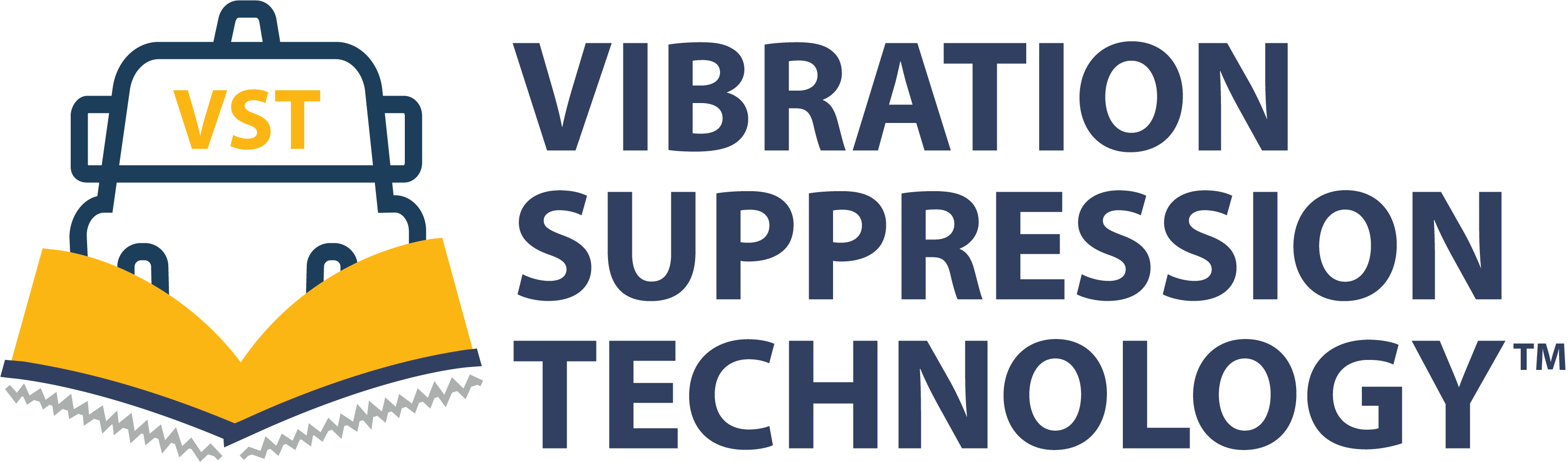 Vibration Suppression Technology LOGO yellow blade TM